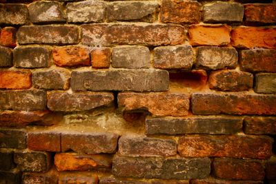 Full frame shot of brick wall