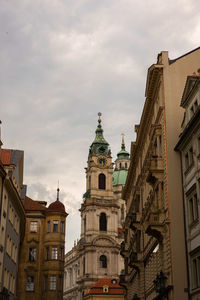 Prague cityscape. europe architecture and streets. old town