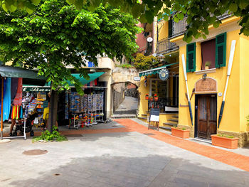 Street amidst buildings in city