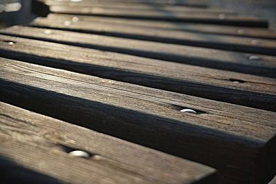 Close-up of table