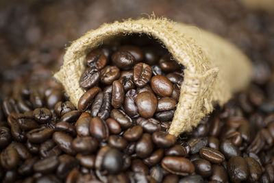 Close-up of coffee beans