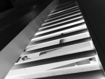 Low angle view of staircase in building