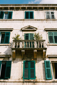Low angle view of old building