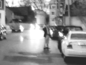 Blurred motion of blurred motion of blurred lights