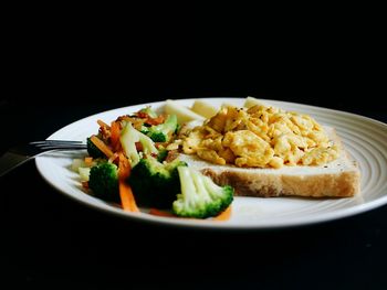 Close-up of food in plate
