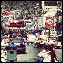 View of city street