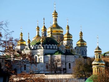 View of cathedral against clear sky