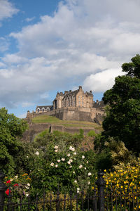 Edinburgh castle against sky