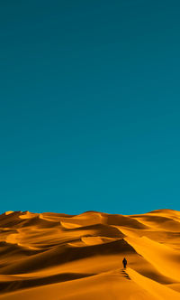 Scenic view of desert