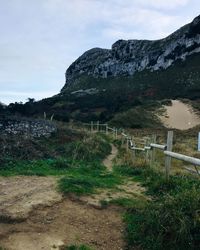 Scenic view of landscape against sky