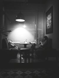 Empty chairs in restaurant