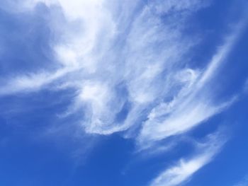 Low angle view of clouds in sky