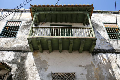 Low angle view of old building