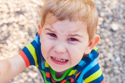 Portrait of cute boy