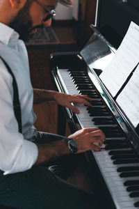 Man playing piano