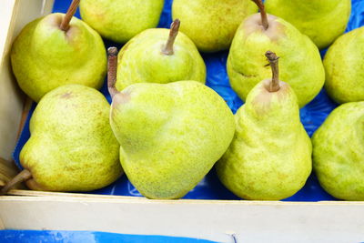 Close-up of apples in market
