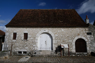 Low angle view of old building