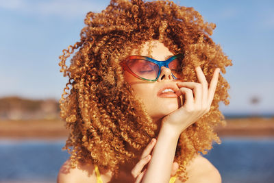 curly hair