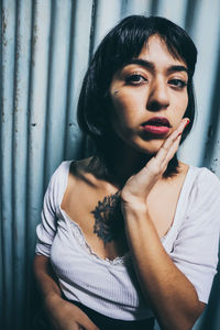 Portrait of a beautiful young woman