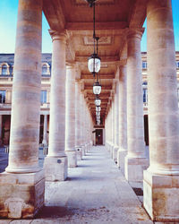 Corridor of building