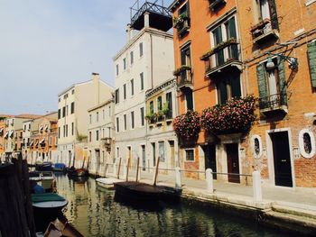 Boats in canal