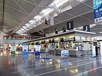 Interior of subway station