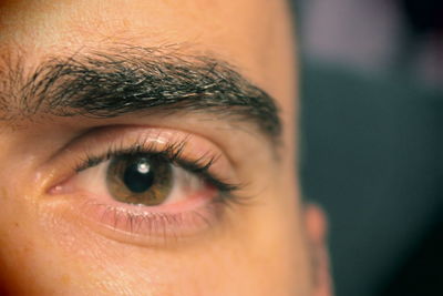 Close-up portrait of young man