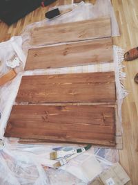 Close-up of wooden door