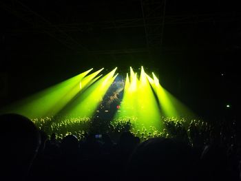 Crowd at music concert