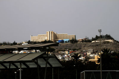 Buildings in city against sky