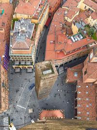 High angle view of cityscape