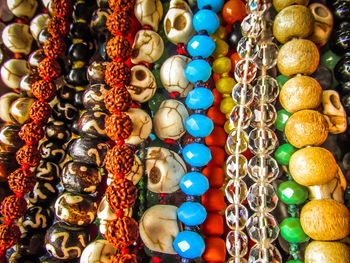 Close-up of jewelry for sale