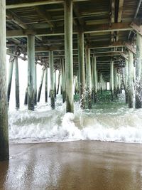 Pier in sea