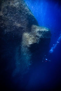 Low section of man in water