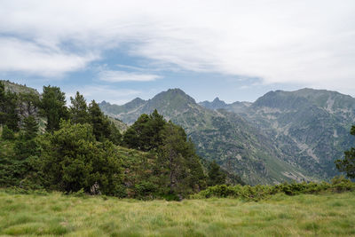 Mountain landscape in pyrenees