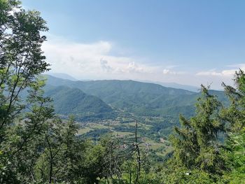 Scenic view of landscape against sky