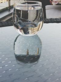 Close-up of drink in glass