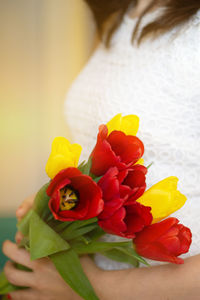 Close-up of rose bouquet