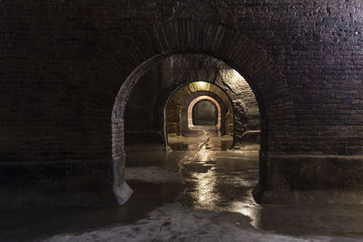 Archway of old building