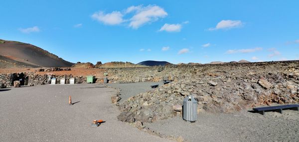 Panoramic view of castle against sky