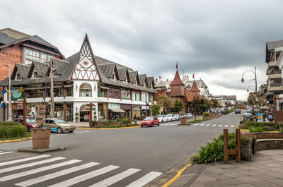 View of buildings in city