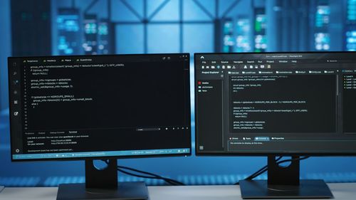 Close-up of computer