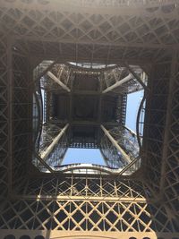 Low angle view of metal structure