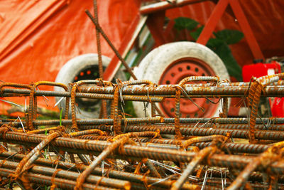 Close-up of rusty metal