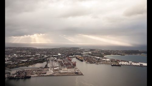 Aerial view of cityscape