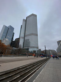 Modern buildings in city frankfurt