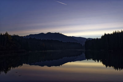 A river during sunset