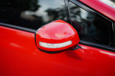 Close-up of car