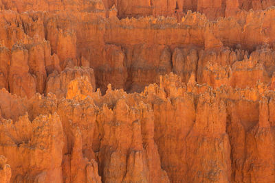 Full frame shot of rock formations