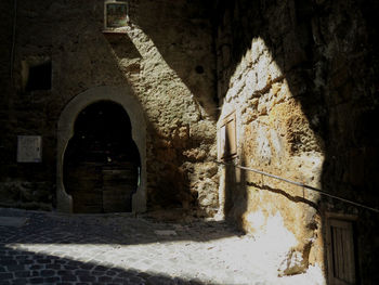 View of old ruin building